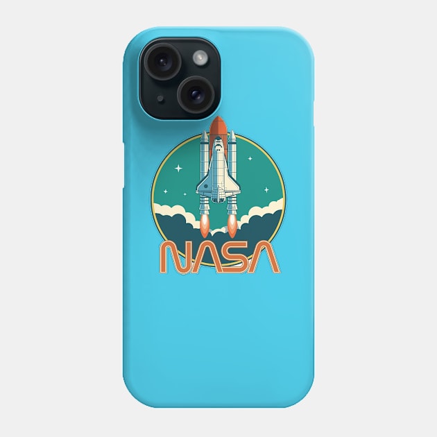 nasa retro Phone Case by anniecareya