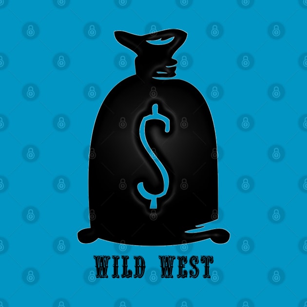 Western Era - Wild West Money Bag by The Black Panther