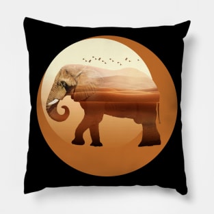 Elephant Animal Forest Wild Jungle Nature World Earth Pillow