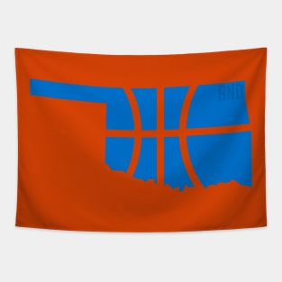 Oklahoma City Basketball Tapestry