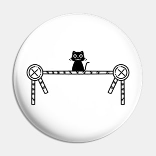 cute black cat Pin