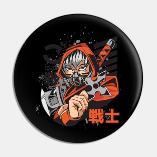 Anime Ninja Girl Pin