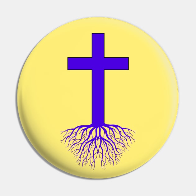 Rooted In Christ | Christian Pin by All Things Gospel