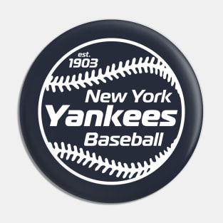 Yankees 80s Retro Ball Pin