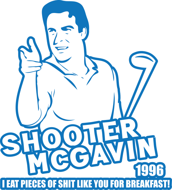 Shooter McGavin - I eat pieces of shit for breakfast Kids T-Shirt by Trendsdk