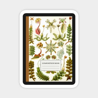 Aesthetic Vintage Botanical Composition Book Magnet