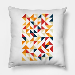 Cute Geometric Pattern - Triangle #8 Pillow