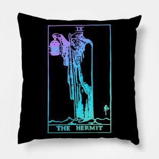 The Hermit Tarot Card Pillow