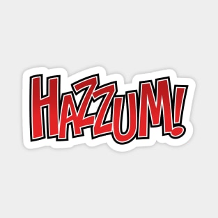 Hazzum Red Logo Magnet