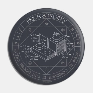 Brick sorcery Pin