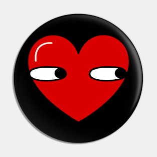 Retro heart Pin