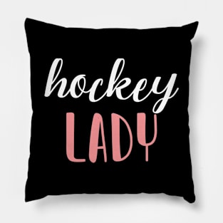 hockey lady - hockey girl Pillow