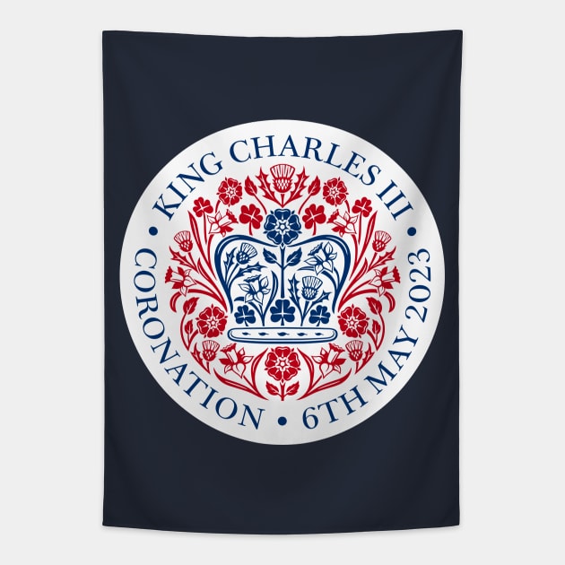 King Charles ||| Coronation Official Design Tapestry by AnnMarie