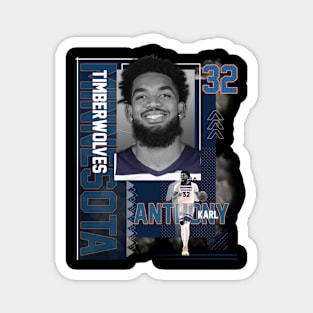 Minnesota Timberwolves Karl Anthony 32 Magnet