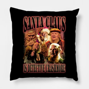 Santa Claus is Detective Crashmore Pillow