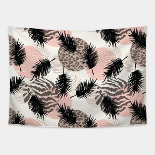 Abstract Animal Print Tropical Pattern Tapestry