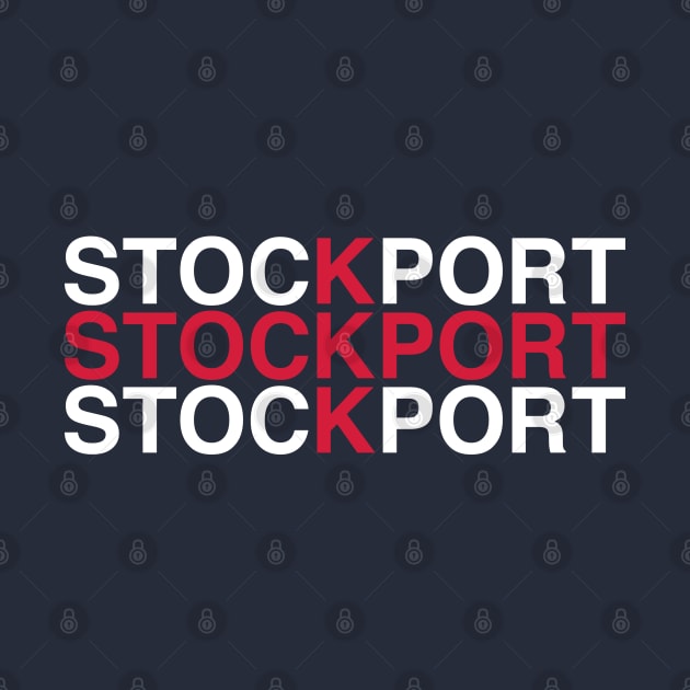 STOCKPORT Union Jack Flag by eyesblau