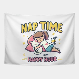 "Naptime is my happy Hour" Parenting Tapestry