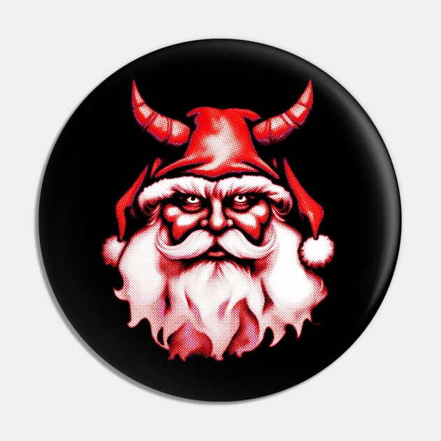 Evil Santa Pin by ROLLIE MC SCROLLIE