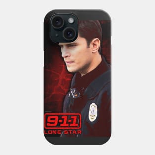 9-1-1 Lonestar - TK Strand - Red Cracks Phone Case