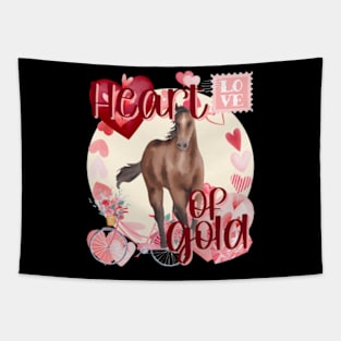 Valentine Horse Simply Watercolor Southern Colors Tapestry