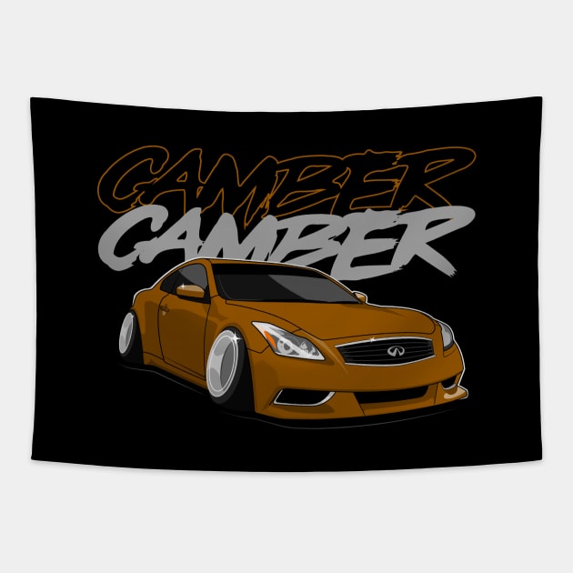 Infinity g37 stance Tapestry by shketdesign