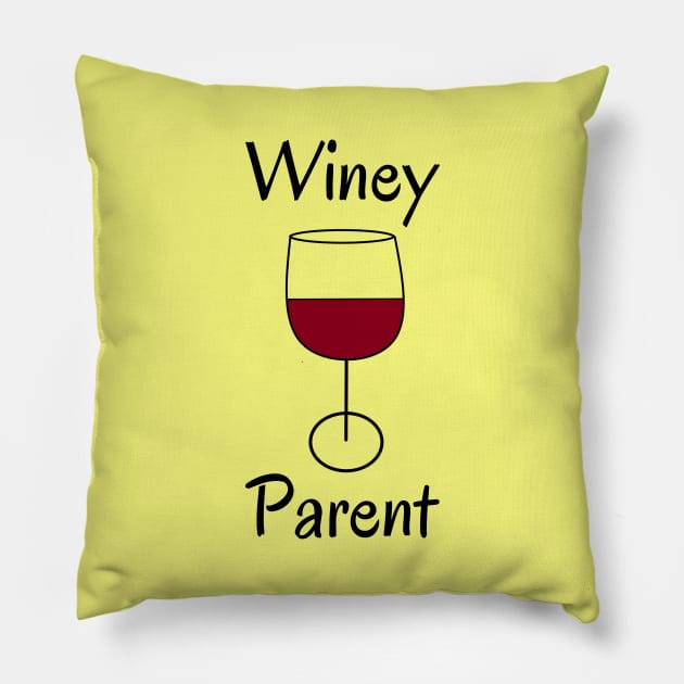 Winey Parent Pillow by Winey Parent