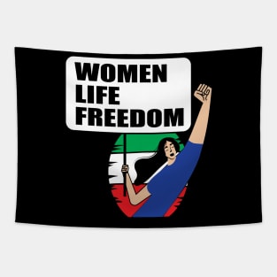 Women Life Freedom - Mahsa Amini - Support Iranian Women - Women Rights Tapestry