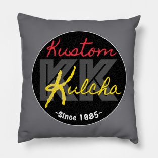 Vintage Kustom Kulcha logo Pillow