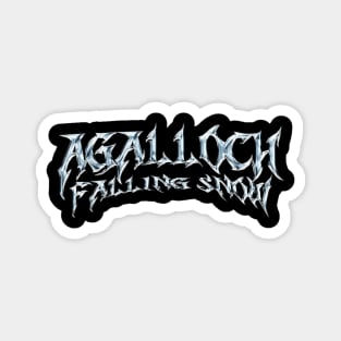 Falling Snow Agalloch Magnet