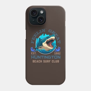 Shark Summer - Feeling Great Est 1982 Huntington Beach Surf Club Phone Case