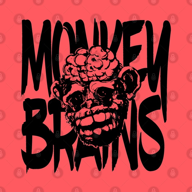 Monkey brains Black Mono by GodsBurden