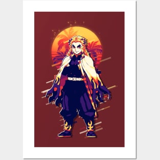 Rengoku Kyojuro Poster for Sale by Fhatershop