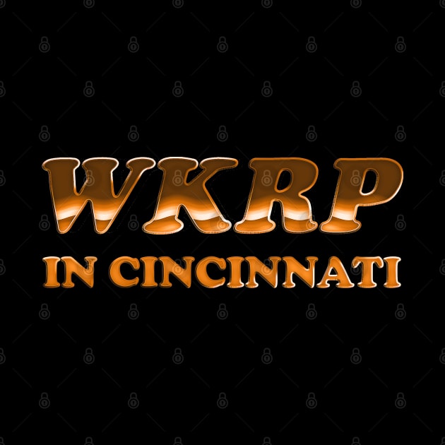 WKRP In Cincinnati /// Retro Gold Style Design by DankFutura