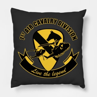 1st Air Cavalry Division Air Cav - Live The Legend Pillow