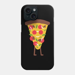 Walking Pizza Cartoon Phone Case