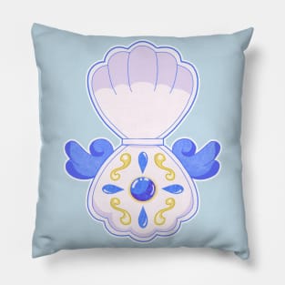 Blue Shell Pillow