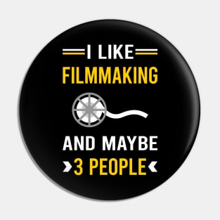 3 People Filmmaking Filmmaker Film Making Pin