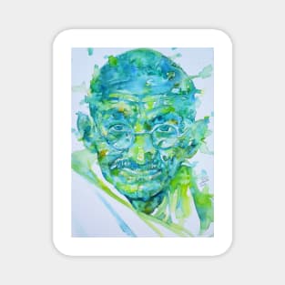 MAHATMA GANDHI watercolor portrait .2 Magnet