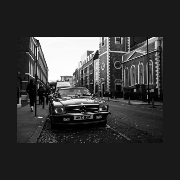 Mercedes 450SL in London by Z Snapper