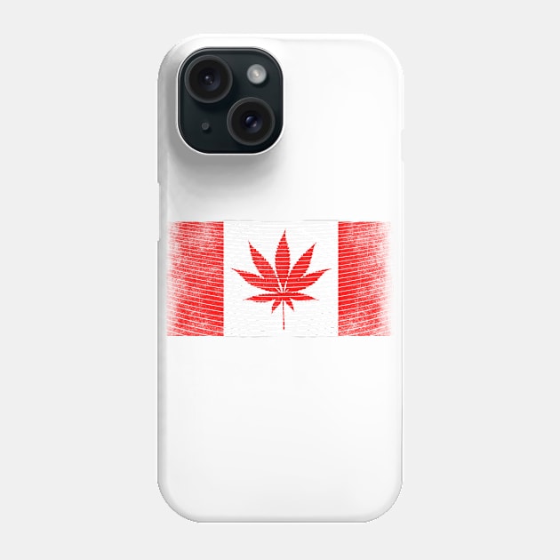 Legalize Canada by Basement Mastermind (Marijuana) Phone Case by BasementMaster