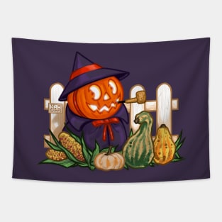 Spooky Autumn Harvest Tapestry