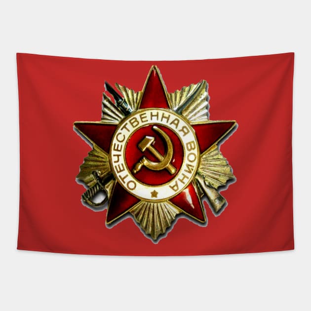 Great Patriotic War Hero Tapestry by Cisne Negro