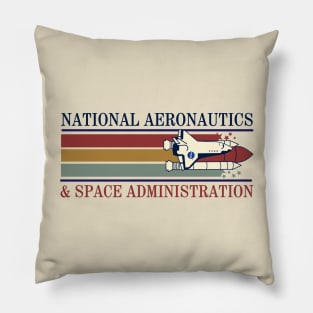 Retro Nasa Stripes Pillow