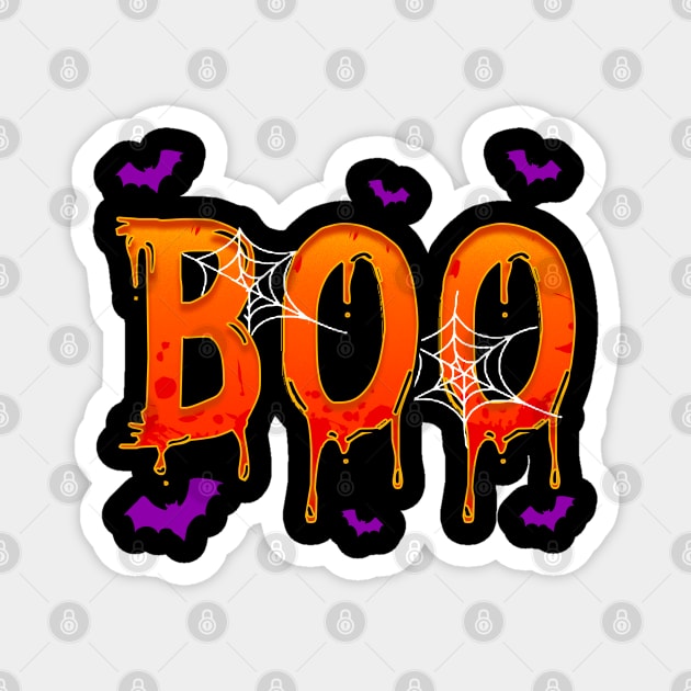Boo Bees Halloween Ghost Bees Characters Funny Magnet by creative