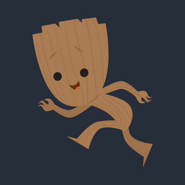 Groot by Fall Down Tree