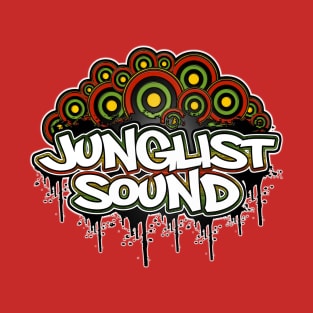 Junglist-MultiTargetDrip-Rasta T-Shirt