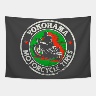 Yokohama  Motorcycles Tapestry