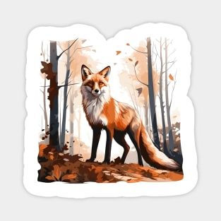 Forest Foxes Magnet