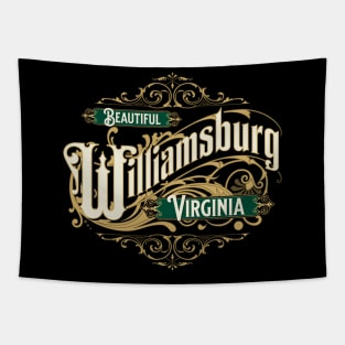 Beautiful Williamsburg Virginia Vintage Style Ornate Design Tapestry